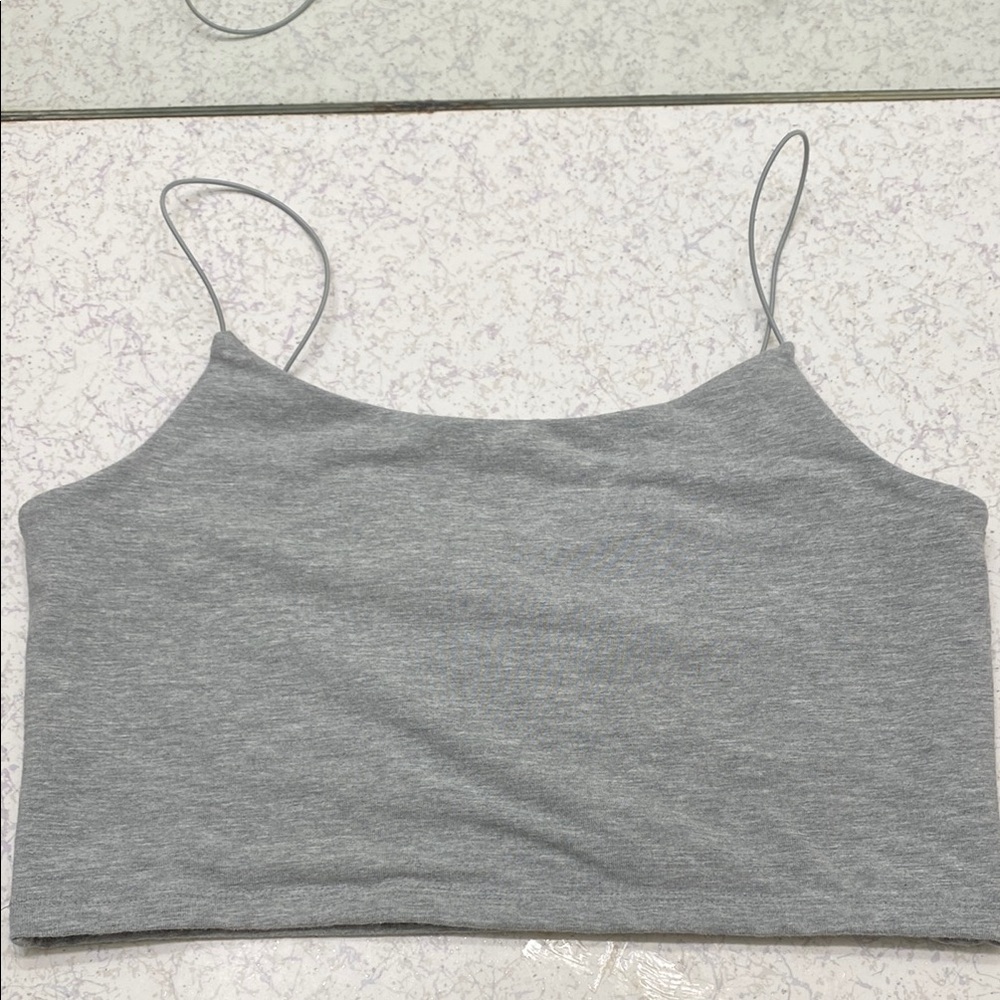 Victoria’s Secret Gray Crop Top NWOT